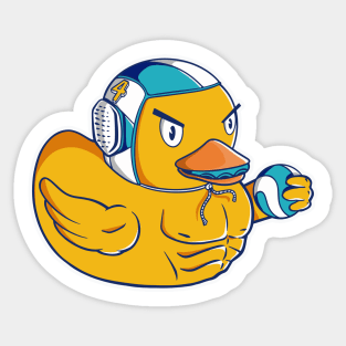 Water Polo Rubber Ducky Sticker